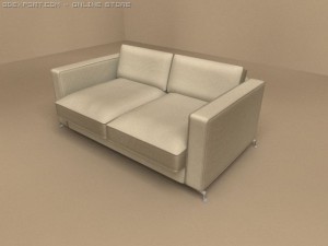flexform sofa bob 3Dモデル