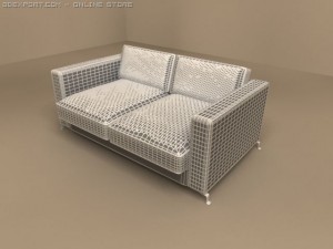 flexform sofa bob Model 3D