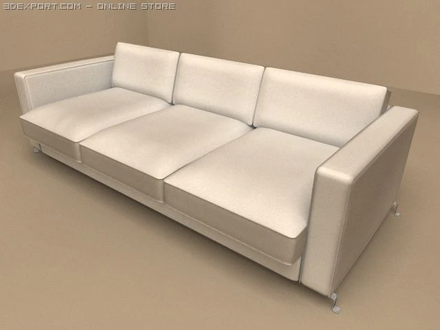 flexform sofa bob 3D Model .c4d .max .obj .3ds .fbx .stl .blend 