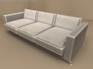 flexform sofa bob 3D 모델