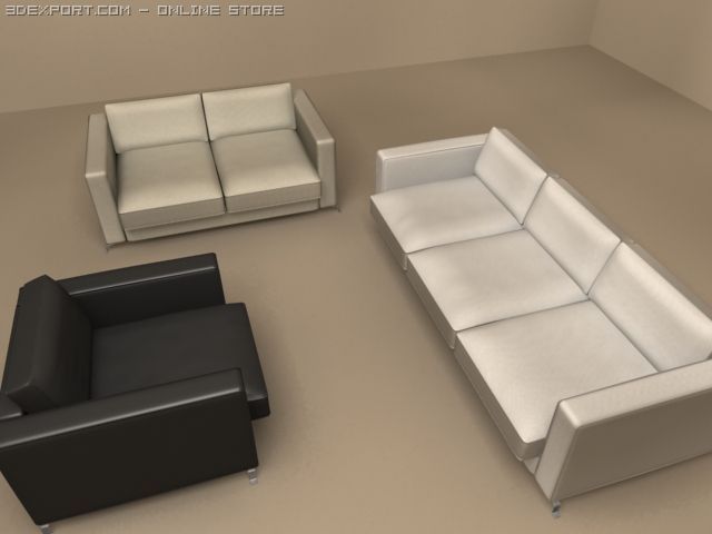 bob collection by flexform Model 3D .c4d .max .obj .3ds .fbx .stl .blend 