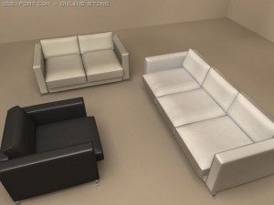 bob collection by flexform 3D Модель