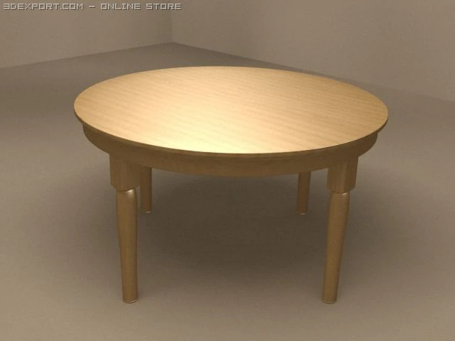 table capotavola 3D Model .c4d .max .obj .3ds .fbx .stl .blend 