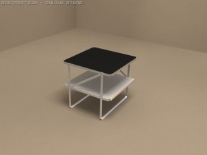 Petite planche à repasser de table blanche modèle 3D $24 - .3ds .blend .c4d  .fbx .max .ma .lxo .obj - Free3D