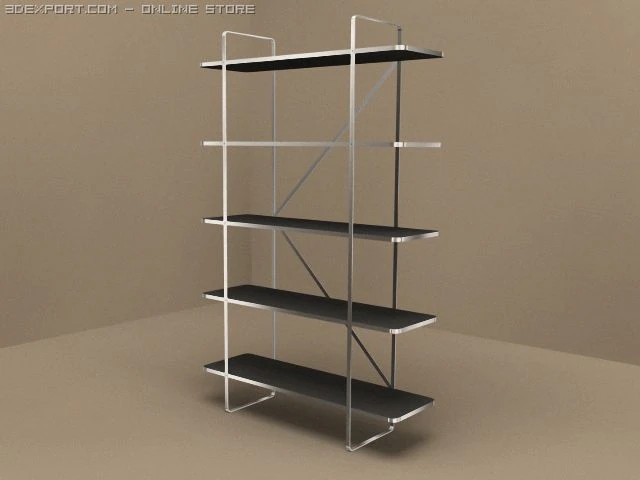 carlotta shelves 3D Model .c4d .max .obj .3ds .fbx .stl .blend 