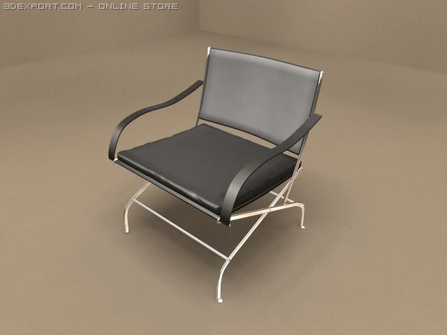 carlotta armchair 3D Model .c4d .max .obj .3ds .fbx .stl .blend