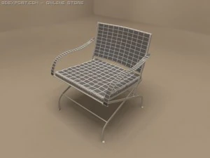 carlotta armchair 3D Model