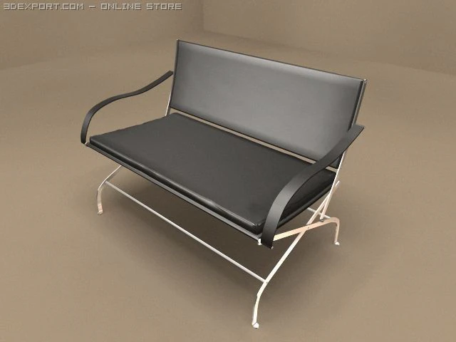 carlotta sofa 3D Model .c4d .max .obj .3ds .fbx .stl .blend 