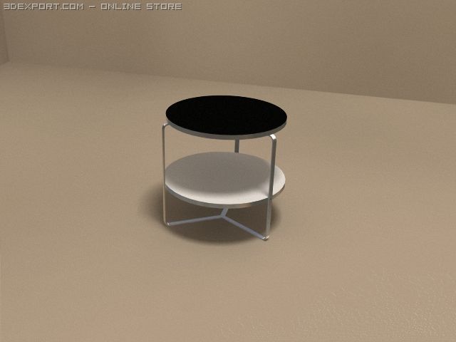 carlotta coffe table 3D 模型 .c4d .max .obj .3ds .fbx .stl .blend 