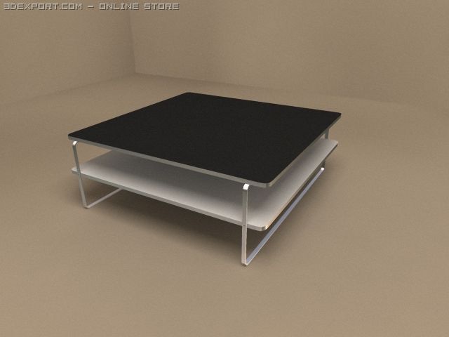 carlotta coffe table 3D 模型 .c4d .max .obj .3ds .fbx .stl .blend 