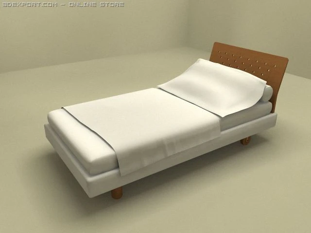 bed dodicesimanotte 3D Model .c4d .max .obj .3ds .fbx .stl .blend 