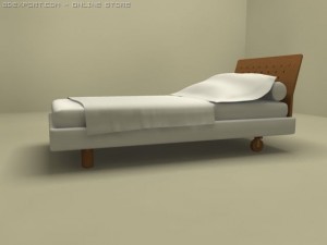 bed dodicesimanotte 3D 模型