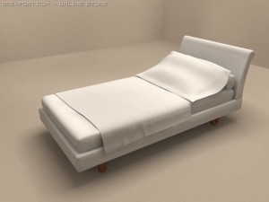 bed dodicesimanotte Model 3D
