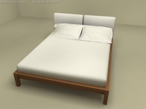 bed dolceluna 3Dモデル