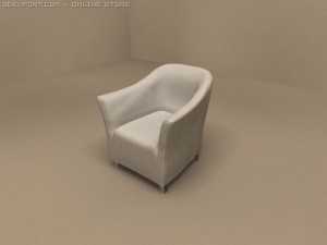 armchair doralice 3D Model
