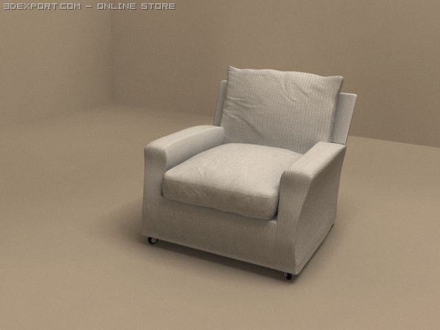 armchair eduard 3D 模型 .c4d .max .obj .3ds .fbx .stl .blend 