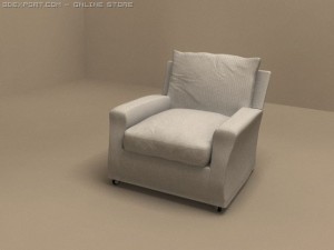armchair eduard Modello 3D