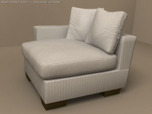 sofa eros element 3D-Modell