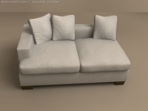 sofa eros element 3D-Modell