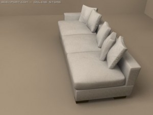 sofa eros element Model 3D