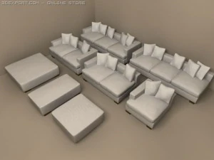 flexform eros collection 3D Model