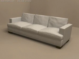 エロス ドゥエ 3 ピロー ソファ 3Dモデル