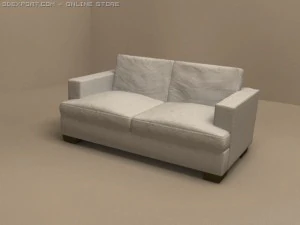 エロス ドゥエ 2 枕ソファ 3Dモデル