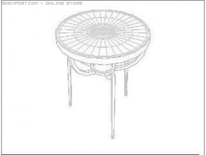 smania coffeetable 3D Model