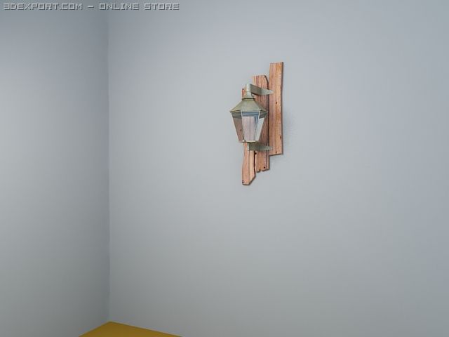 old sconce 3D Model .c4d .max .obj .3ds .fbx .stl .blend 