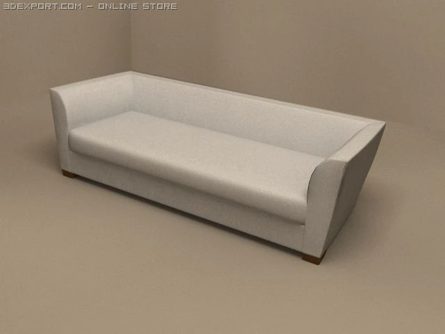 glenn sofa 3D Model .c4d .max .obj .3ds .fbx .stl .blend 