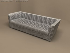 glenn sofa Model 3D