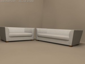 glenn sofas 3D Model