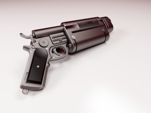 k-16 bryar blaster pistol Modelo 3D