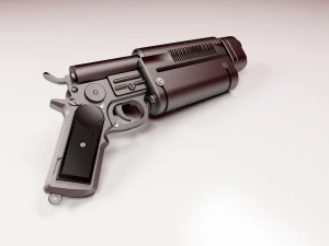k-16 bryar blaster pistol 3D Model
