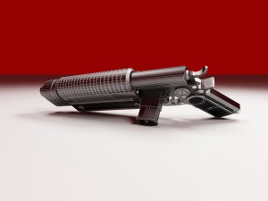 k-16 bryar blaster pistol Modelo 3D