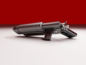 k-16 bryar blaster pistol 3D Model