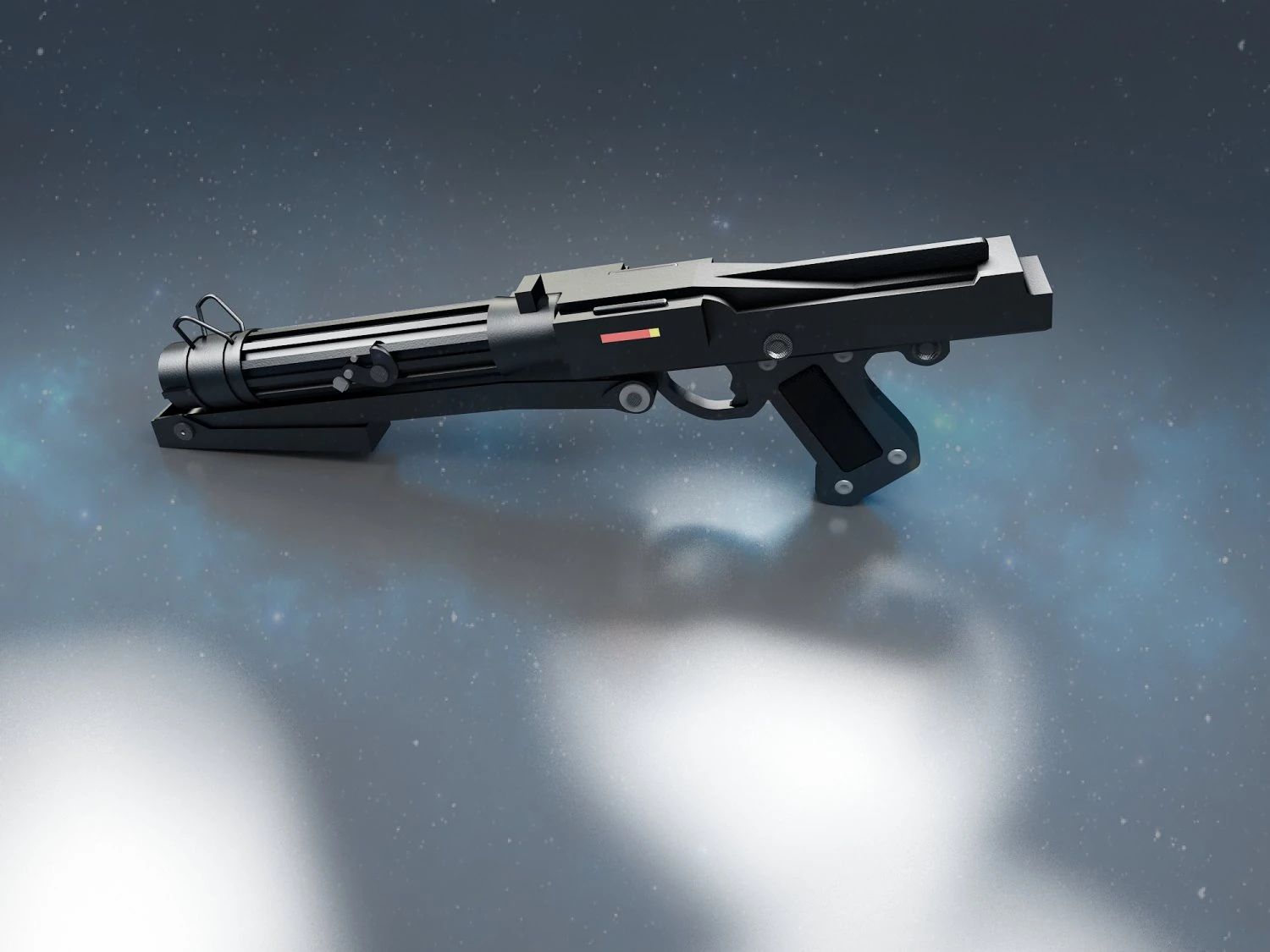 dc-15s blaster carbine 3D Model .c4d .max .obj .3ds .fbx .stl .blend 