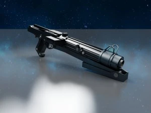 dc-15s blaster carbine 3D Model