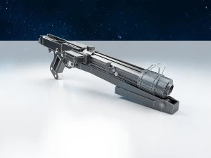 dc-15s blaster carbine 3D Model
