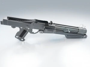 dc-15s blaster carbine 3D Model
