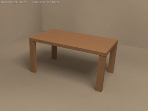 globo table Model 3D