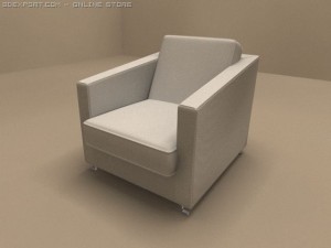 greta armchair 3Dモデル