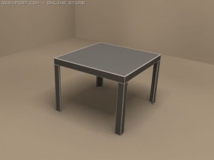 two hall tables Modello 3D