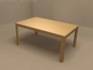 two hall tables 3D Model