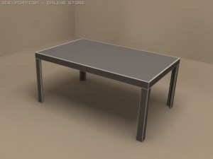 two hall tables Modello 3D