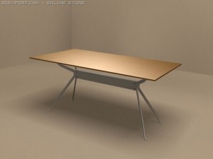 jei desk by moltenic 3Dモデル