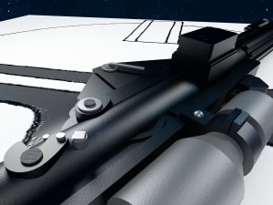 dc-15 blaster rifle 3D 模型