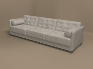 flexform sofa le canape 3D Model