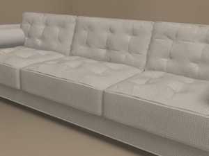 flexform sofa le canape 3D Model