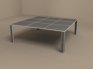 moltenic table less 3D Model